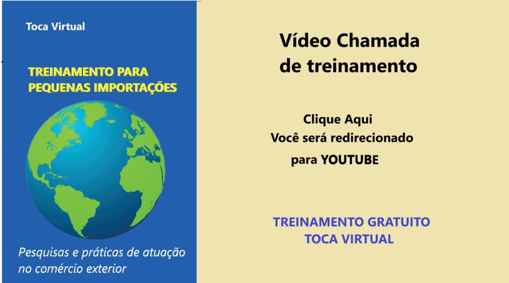 Importações com pequenas quantidades